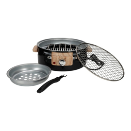 Norländer hybride BBQ zwart – 35 x 35 x 13 cm
