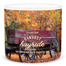 Harvest Hayride Goose Creek Candle® 3 Wick 411 gram