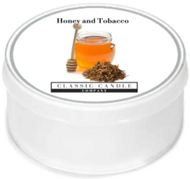 Honey & Tabacco Classic Candle MiniLight  XL Geurtheelicht met deksel