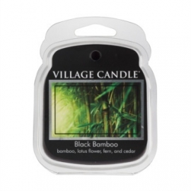 Black Bamboo Village Candle  1Wax Meltblokje