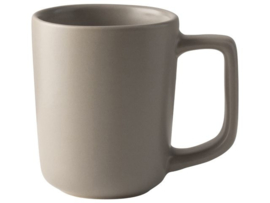 Gusta® beker espresso FIKA 5x6,5cm taupe grijs