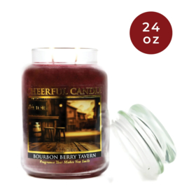 Bourbon Berry Tavern geurkaars Cheerful Candle 2 lonten 680 gram