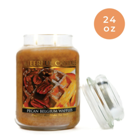 Pecan Belgium Waffles  geurkaars Cheerful Candle 2 lonten 680 gram