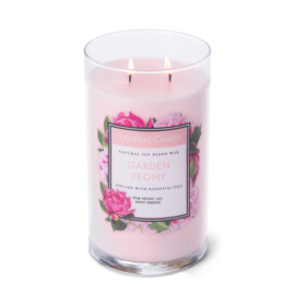 Garden Peony Colonial Candle Classic Cilinder sojablend geurkaars 538 gram
