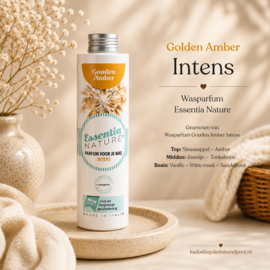 Golden Amber Intens Wasparfum Essentia Nature 250ml – warme, luxe geur met amber en vanille