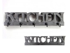 Kitchen + 5 haken 42cm grey