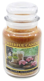 Humble Homestead  Geurkaars Cheerful 2 wick 680 gr