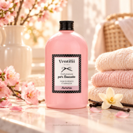 Wasparfum Aurora (perzikbloesem en vanille) Ventilii Milano 500 ml