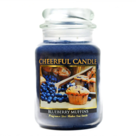 Blueberry Muffins geurkaars Cheerful Candle 2 lonten 680 gram
