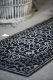 Ib Laursen deurmat rubber filigraan groot – 120 x 45 cm