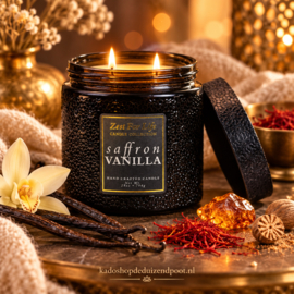 Saffron Vanille geurkaars – Zest For Life Cheerful Candle 2 lonten 794 gram