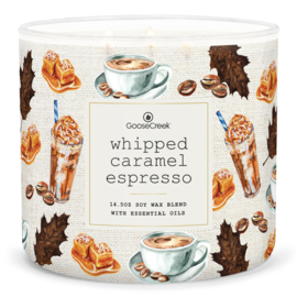 Whipped Caramel Espresso Goose Creek Candle® Large 3-Wick Candle