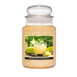 Sparkling Starfruit Geurkaars Cheerful  2 wick 680 gr