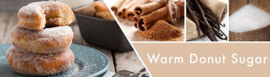 Warm Donut Sugar Goose Creek Candle® Soy Blend 3 Wick Geurkaars