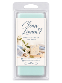 Clean Linnen waxmelt 65 gram sojawas Cozy Cottage