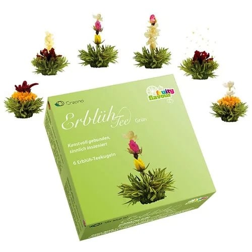 Theebloemen zwarte thee 6 stuks in geschenkverpakking