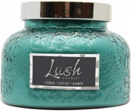 Citrus  Lotus  Amber geurkaars Lush  Cheerful Candle 567 gram