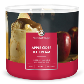 Apple Cider Ice Cream Goose Creek Candle®  3 Wick 411 gram