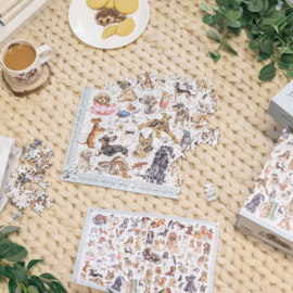 Wrendale Designs Jigsaw Puzzel  A Dogs Live