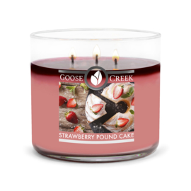 Strawberry Pound Cake Goose Creek Candle®  3 Wick Geurkaars