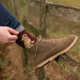 Bamboe heren sokken ‘Good as Gold’ golden retriever – Wrendale Designs