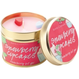 Snowberry Cupcakes  BomB Cosmetics® Tinned Candle 