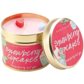 Snowberry Cupcakes  BomB Cosmetics® Tinned Candle