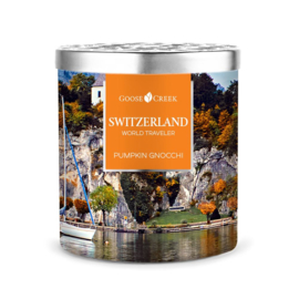 Pumpkin Gnocchi Goose Creek Candle Zwitserland World Traveler  453 gram