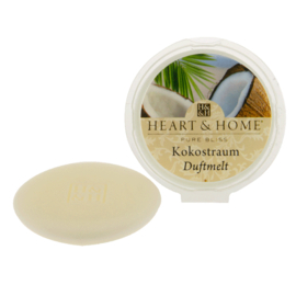 Kokostraum Kokosnoot Avontuur Heart & Home Duftmelt