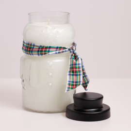Cheerful Candle Sugar Cookie geurkaars  large Snowman Jar