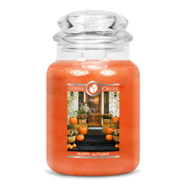 Happy Autumn  Goose Creek Candle  Large Jar  150 Geururen