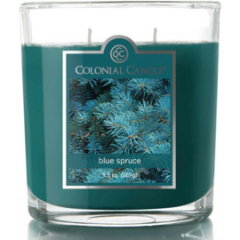 Blue Spruce Soja geurkaars ovaal  glas  Colonial Candle 269 g