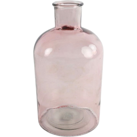 Bloemenvaas/siervaas Fles Roze  31cm