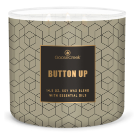 Button Up Goose Creek Candle® 3 Wick 411 gram