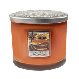 Spiced Mandarin geurkaars Heart & Home® Ovaal 220 gram