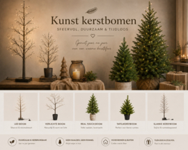  Kunst bomen & Kunst kerstbomen sfeervol, duurzaam 
