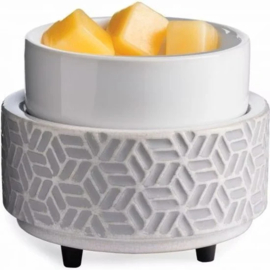 Hexagon Candle Warmers® 2-in-1 klassieke geurlamp en waxmelt brander