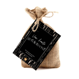 Bloembollen Van harte gefeliciteerd – Anemonen de Caen mix (20 stuks) cadeaupakket