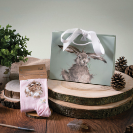 Bamboe dames sokken ‘Grinny Pig’ cavia – Wrendale Designs