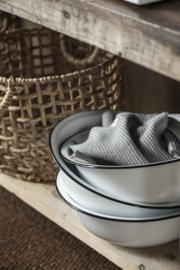 IB Laursen Handdoek Altum Knitted Grey .