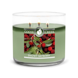 Snowy  Bayberry  Goose Creek Candle  Soy Blend   3 Wick Geurkaars
