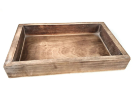 Houten dienblad naturel 35x22 cm – stijlvol en praktisch