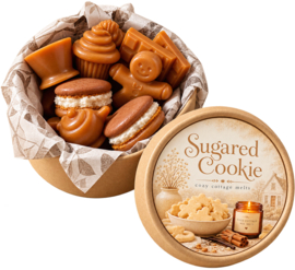 Sugared Cookie waxmelts Cozy Cottage cadeaubox 135 gram