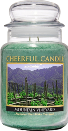 Mountain Vineyard Geurkaars Cheerful 2 wick 680 gr