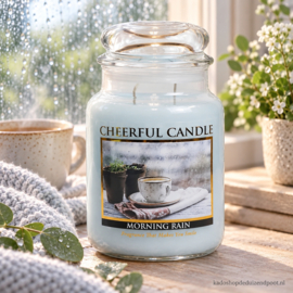 Morning Rain Geurkaars Cheerful 2 wick 680 gram – 2 lonten
