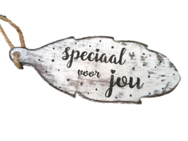 Hanger Veer met Tekst Speciaal voor jou