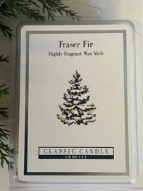 Fraser Fir Classic Candle Wax Melt 90g - frisse dennengeur met houttonen