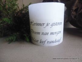 Witte Kaars Herinner je gister