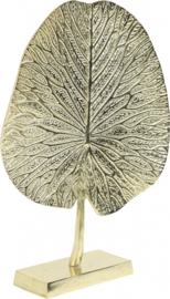 Ornament op voet Leaf goud stijlvol detail voor jouw interieur