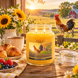 Rise N Shine Geurkaars Cheerful 2 wick 680 gram – 2 lonten